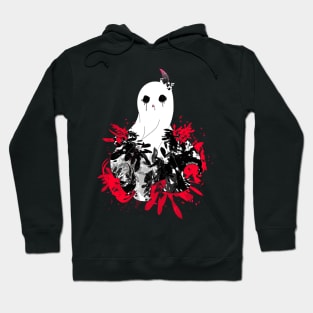 Friendly Floral Ghost Hoodie